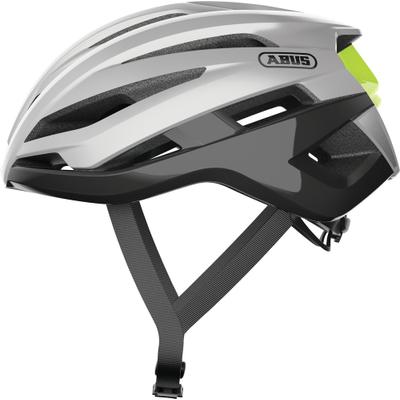 Rennradhelm ABUS "STORMCHASER" Gr. S, silber (gleam silber), Helme, S Kopfumfang: 51cm - 55cm