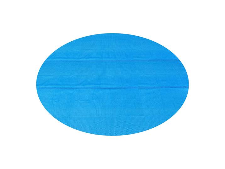 [en.casa] Solarplane rund, Blau, Kunststoff, Rund, 549x549 cm, Freizeit & Co, Pools & Wasserspass, Pool-Zubehör
