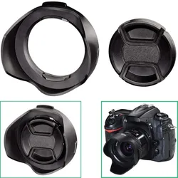 Hama Gegenlichtblende Snap mit Objektivdeckel 52mm