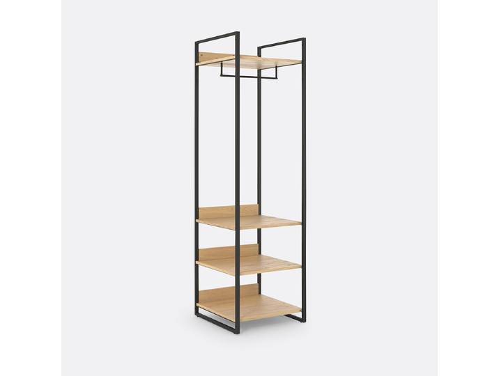 LA REDOUTE Module dressing 3 étagères 1 penderie HIBA Marron Bois,Métal