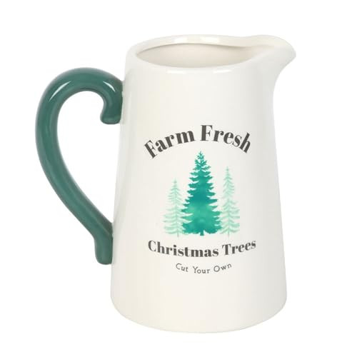 Something Different Farm Fresh Christmas Trees Keramische Bloemkan - Multicolours