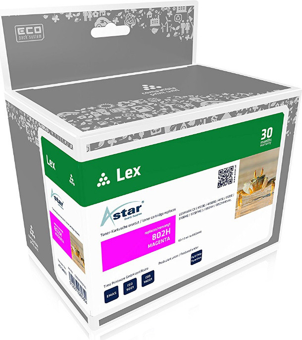 Astar ASTAR LEXMARK 80C2HM0 CX tonercartridge