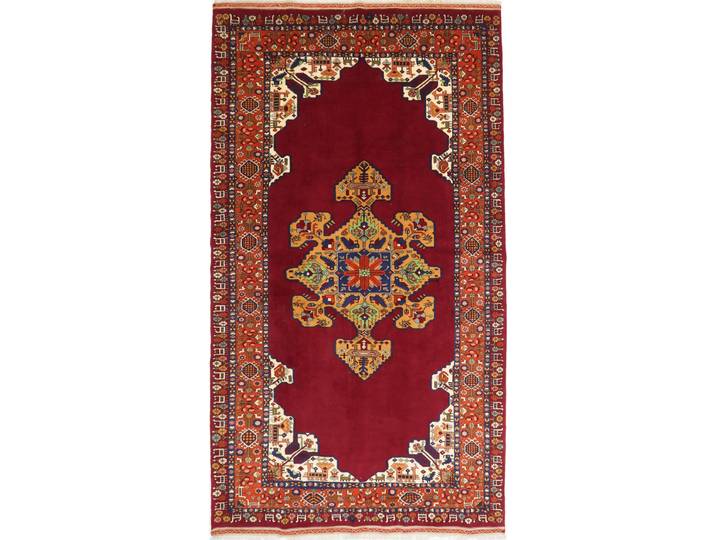 Mashhad Teppich 209x330 Handgeknüpft Orientteppich Perserteppich Wolle