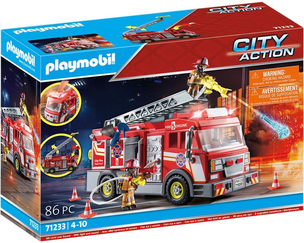 Playmobil Camión de Bomberos City Action.