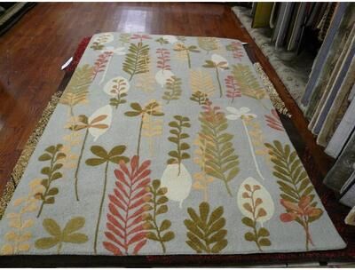 SAFAVIEH Handmade Berkeley Elaine Botanical Wool Rug
