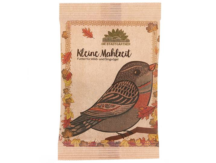 Vogelfutter  Kleine Mahlzeit für Vögel
