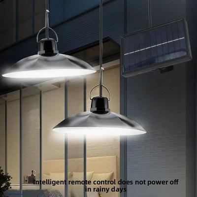 Uplifted Goods Premium Solar Powered Chandelier Pendant Light warm White