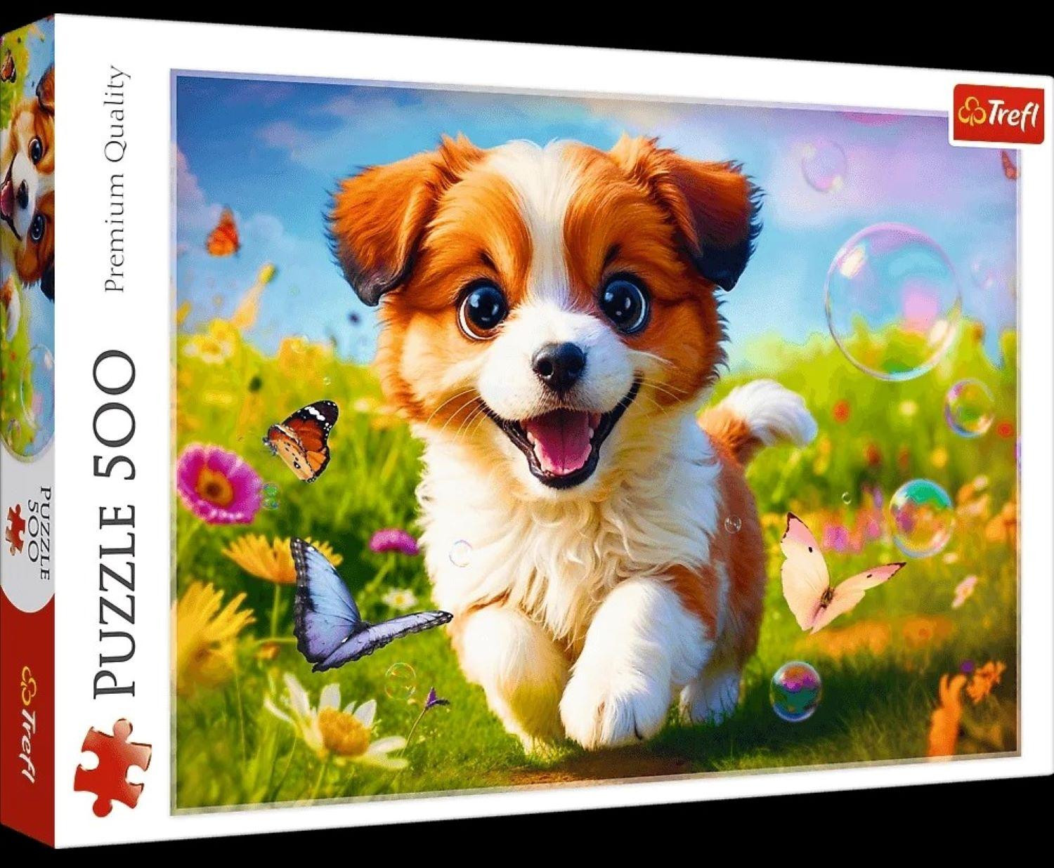 Trefl Puzzel Happy Dog - 500 stukjes
