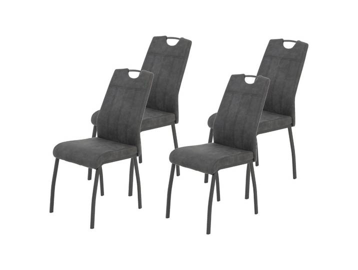 STUHL-SET Elif II S Anthrazit