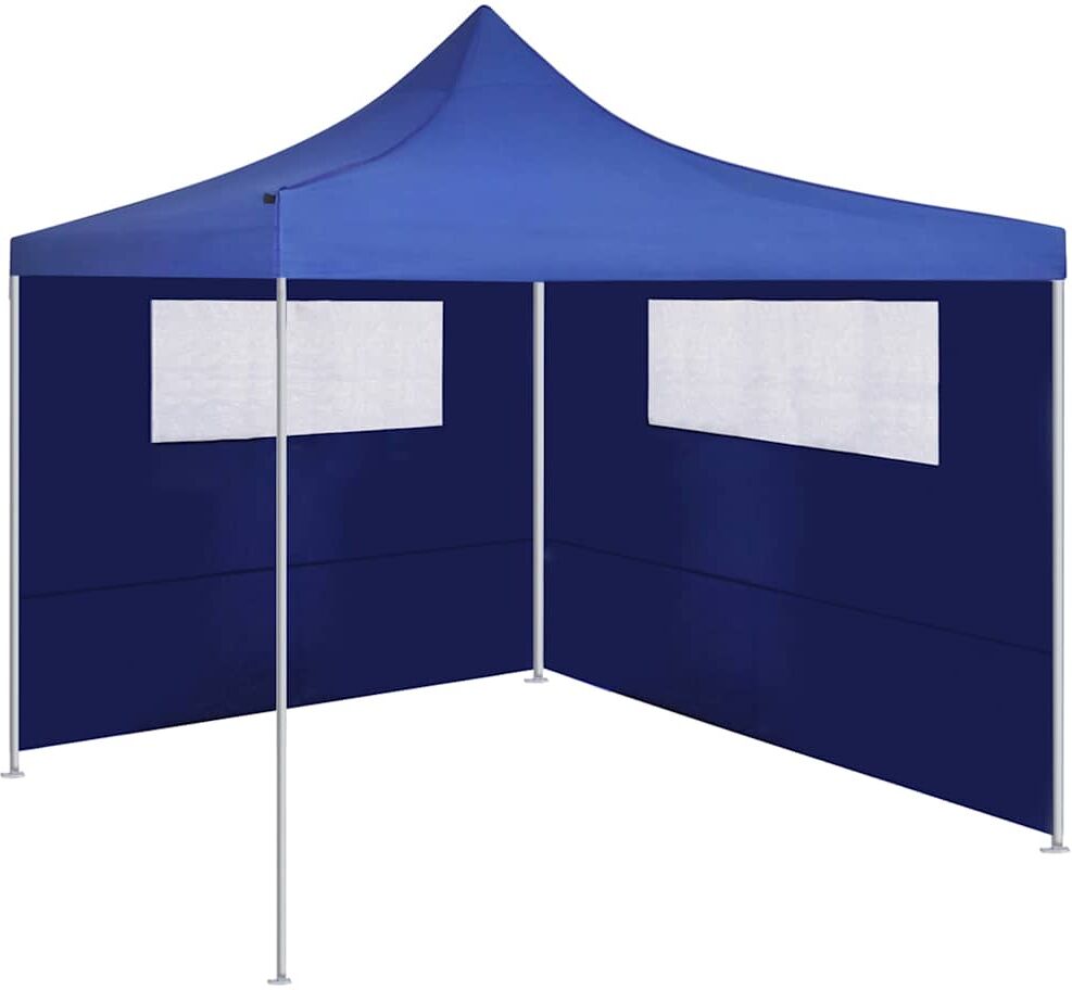 vidaXL Parois latérales de belvédère avec fenêtres 2 pcs Bleu