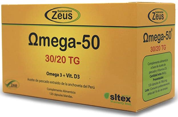 Suplementos Zeus Zeus Omega-50 30/20 TG 120 caps