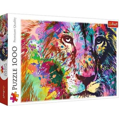 Puzzle 1000 Bunter Löwe