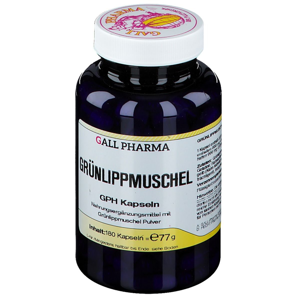 Grünlippmuschel GPH Kapseln 180 St