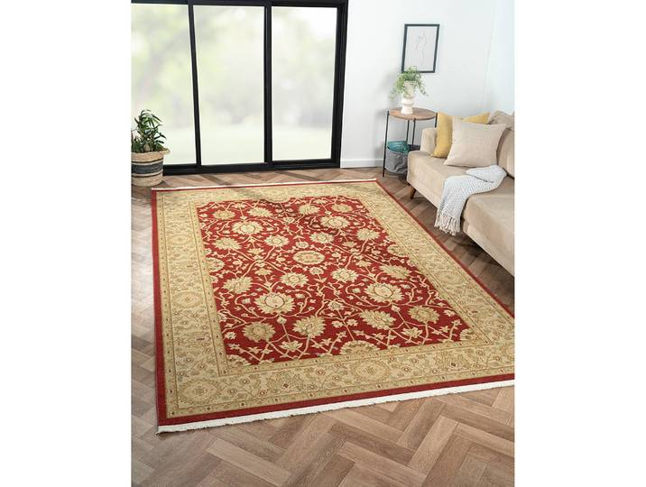 Kurzflorteppich Maryam I Rot 200 x 290cm Mischgewebe
