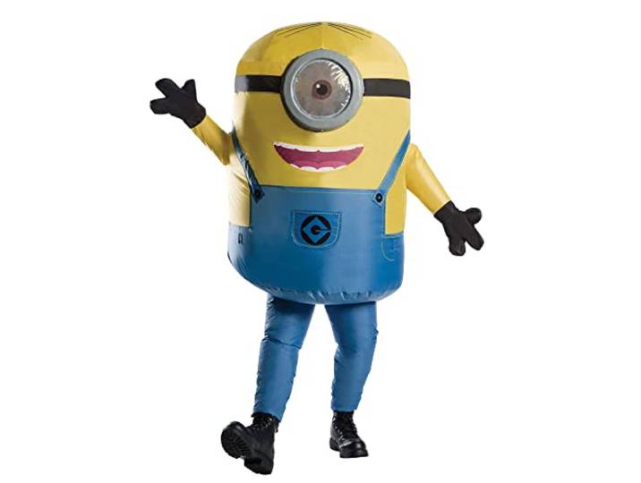 Rubie's Official Minions Stuart opblaasbaar kostuum voor volwassenen, eenheidsmaat
