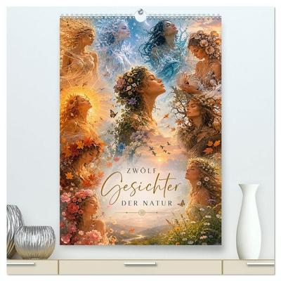 Zwölf Gesichter der Natur (hochwertiger Premium Wandkalender 2027 DIN A2 hoch), Kunstdruck in Hochglanz