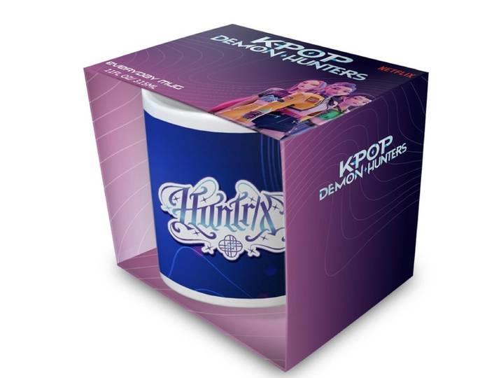 K-Pop Demon Hunters (Huntrix Black) White Pod Mug