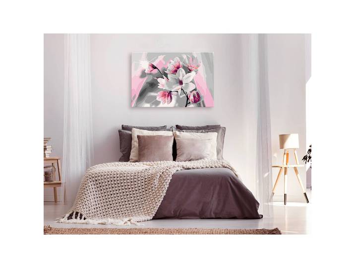 Peinture par numéro - Magnolia Lin Argenté 40 x 50cm