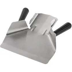 MONOUSO - Schaufel Pommes 2 Griffe Rostfrei Silber 20x22,5x5cm (1 Stück)