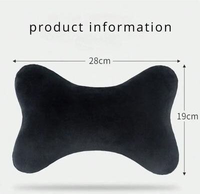 Inspired Finds Memory Foam Car Neck Pillow Ergonomic Headrest Cushion For Driving Comfort black