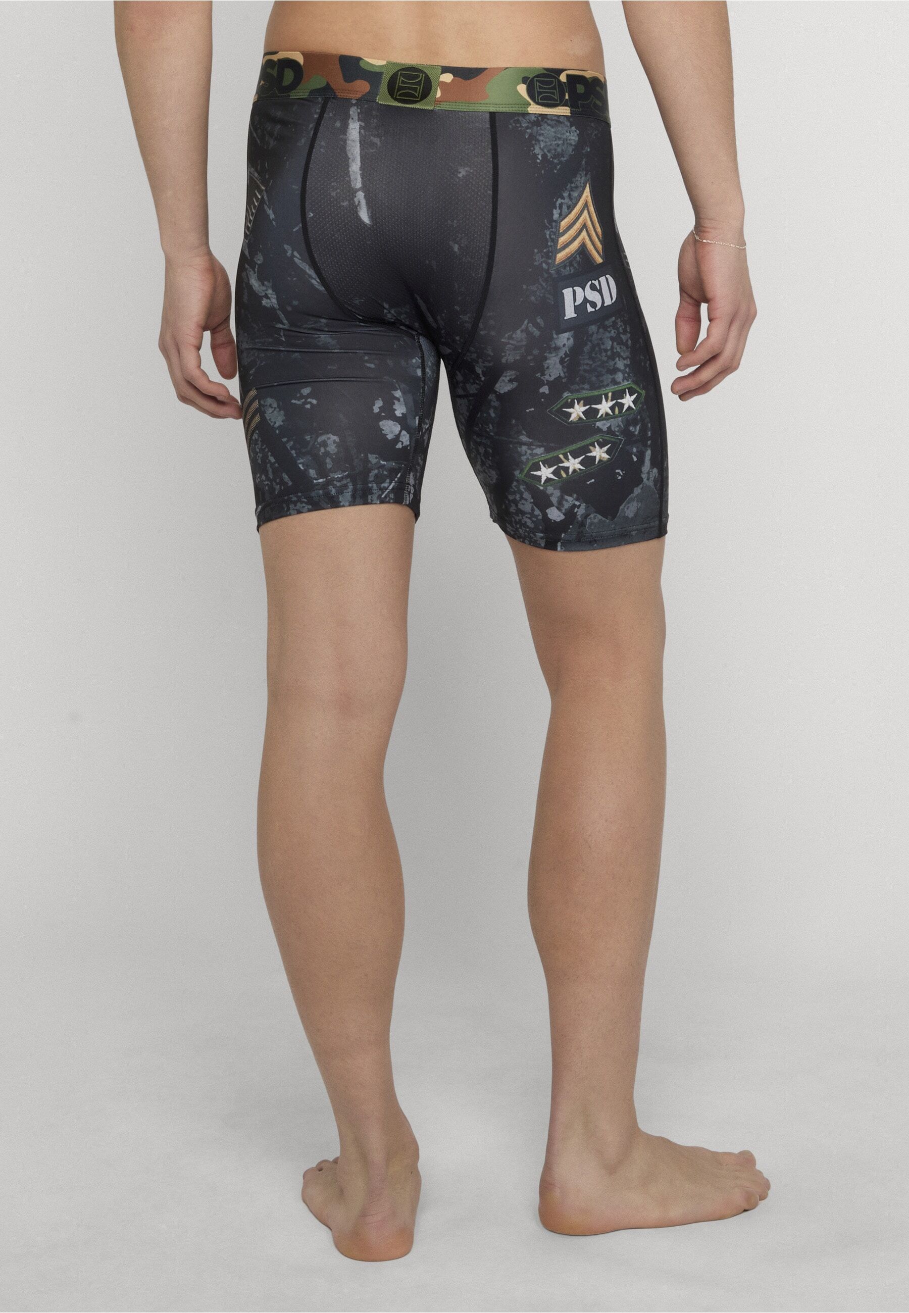 Boxershorts PSD "PSD WF PSD ARMY", Herren, Gr. XXL, 1 Stk., bunt (multi), 88% Polyester, 12% Elasthan, Unterhosen