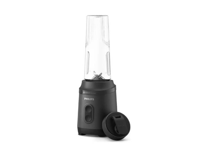 PHILIPS Standmixer HR2760/00 mit ProBlend-Technologie , schwarz, B:11,7cm H:36,5cm T:12,3cm, Zerkleinerer, Blend & Go-Trinkbecher, 2 Geschwindigkeitsstufen, Schwarz, Standmixer