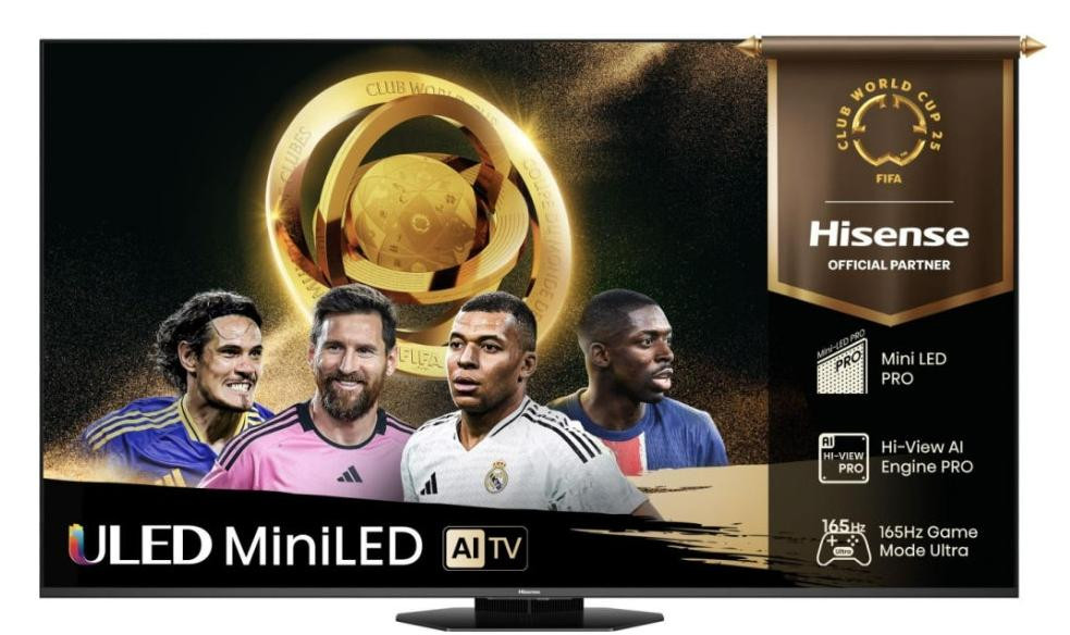 Hisense 75U8Q 75-inch Mini LED Smart TV 4K ULED met Multi-tuner en Bluetooth