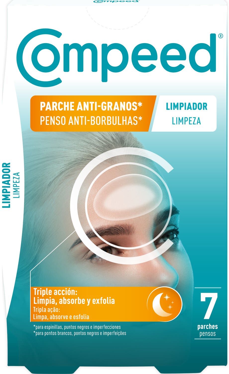 Compeed Parche Anti-granos Limpiador 7uds