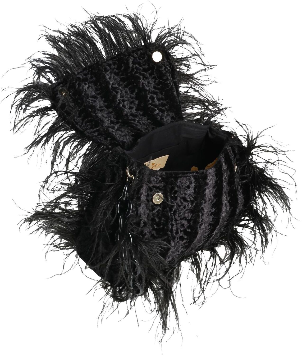La Milanesa Pochette Mujer Negro -- Mujer