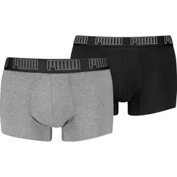 PUMA Herren Unterhose EVERYDAY TRUNK 2P, Größe M in Grau Grau