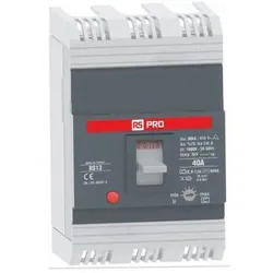 RS PRO, Schutzschalter, RS RS13, Schutzschalter 3-polig, 40A / Absc