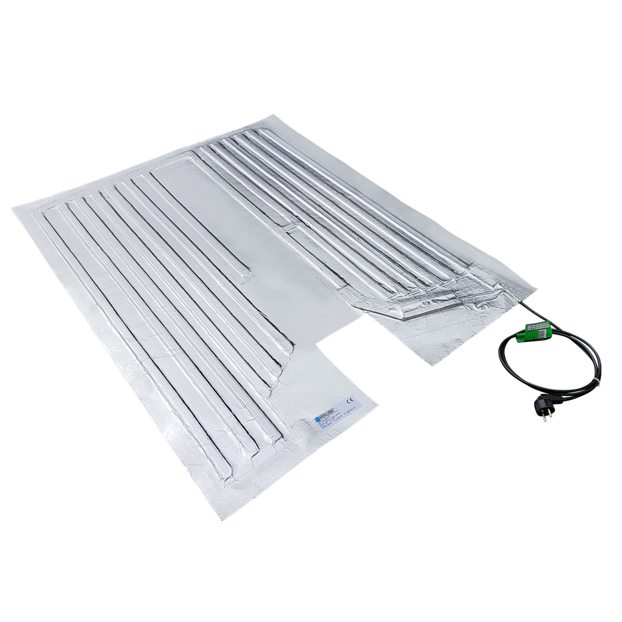 REKUBIK IBC Heizmatte Alukaschiert Bodenheizmatte IP54 (230V) 60°C 60x80cm (300l IBC) 410096503021P