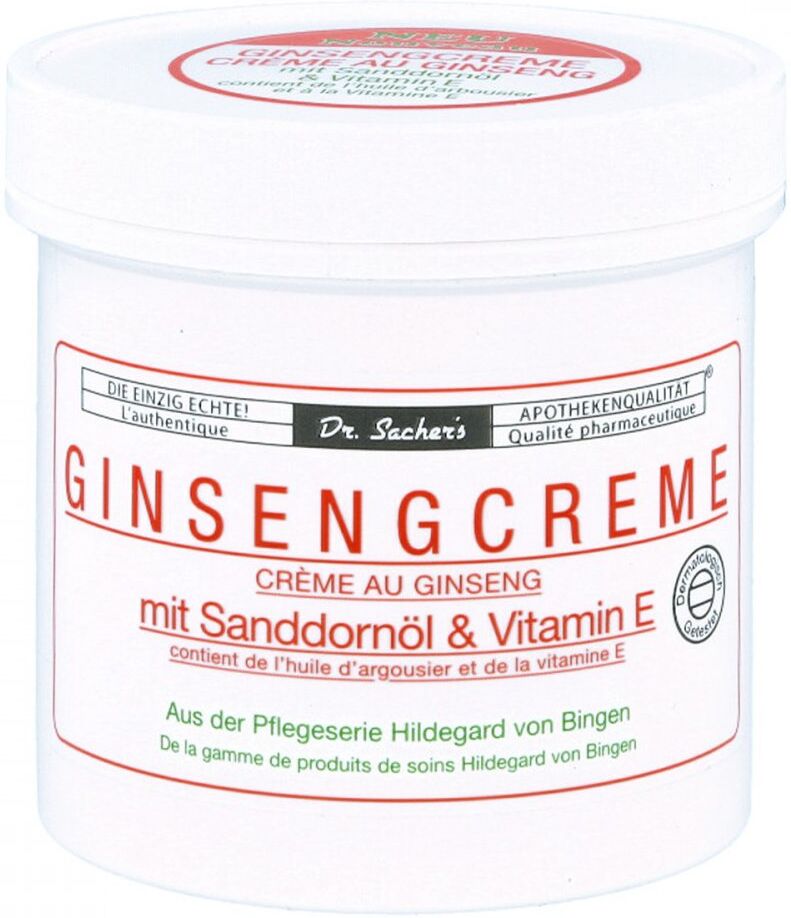 Dr. Sachers Ginseng Creme mit Sanddornöl & Vitamin E
