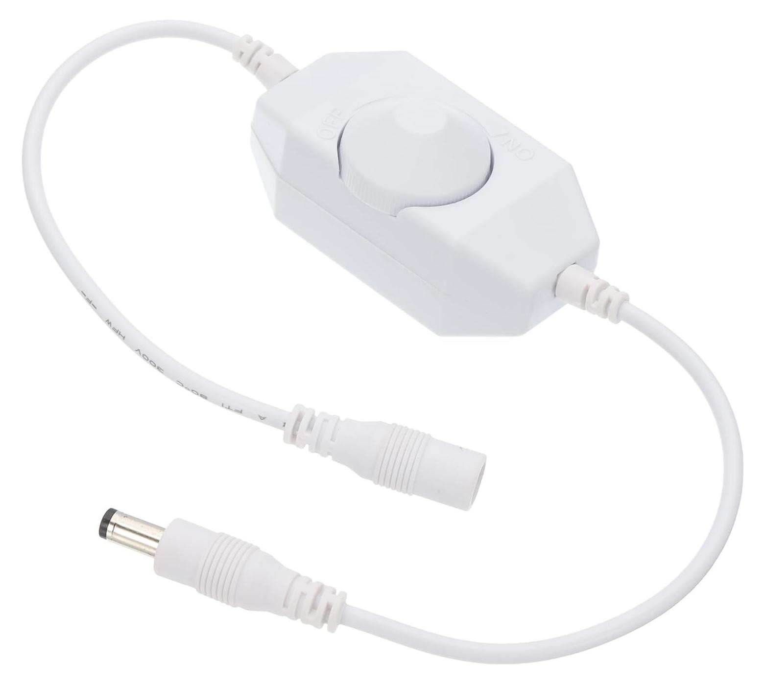 Lustrens LED-strip dimmer schakelaar DC 9-24V PWM draaihelderheidsregelaar voor LED-strips