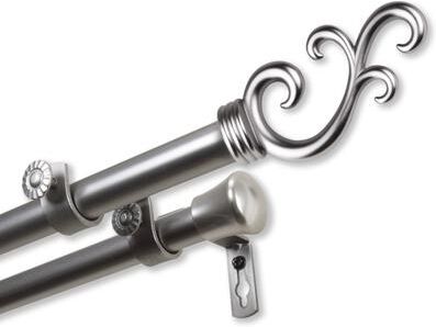 InStyleDesign Sway Adjustable Double Curtain Rod