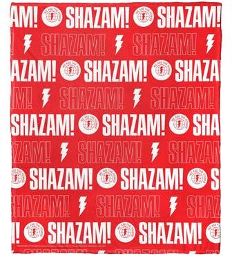 DC Comics DC Shazam Shazam Pattern Silk Touch Throw Blanket