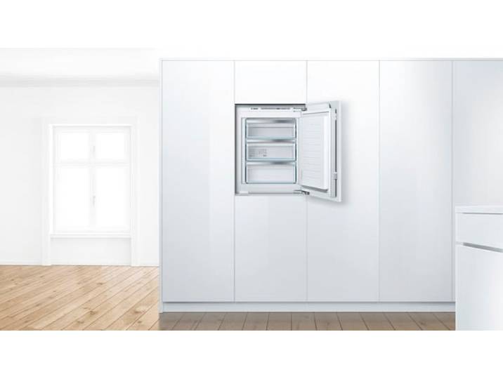 BOSCH Einbaugefrierschrank GIV11ADC0 , Energieeffizienz: C, weiß, B:55,8cm H:71,2cm T:54,5cm, Gefrierschränke, Low Frost: geringere Eisbildung & schnelleres Abtauen, Einbaugefrierschrank
