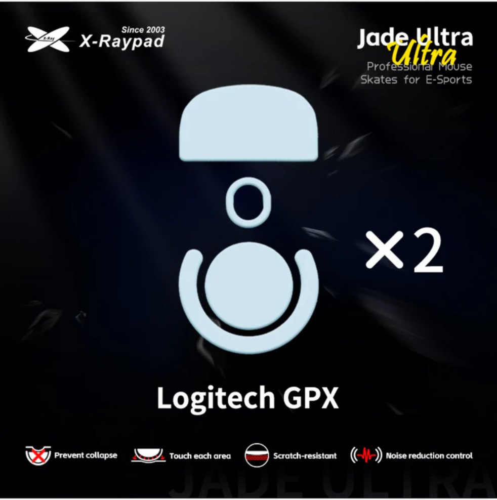 X-Raypad Jade Ultra Skates För Logitech Gpx