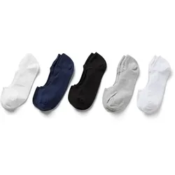 Tchibo - 5 Paar Sneaker-Füßlinge - Damen - Gr. 35-37 - dunkelblau