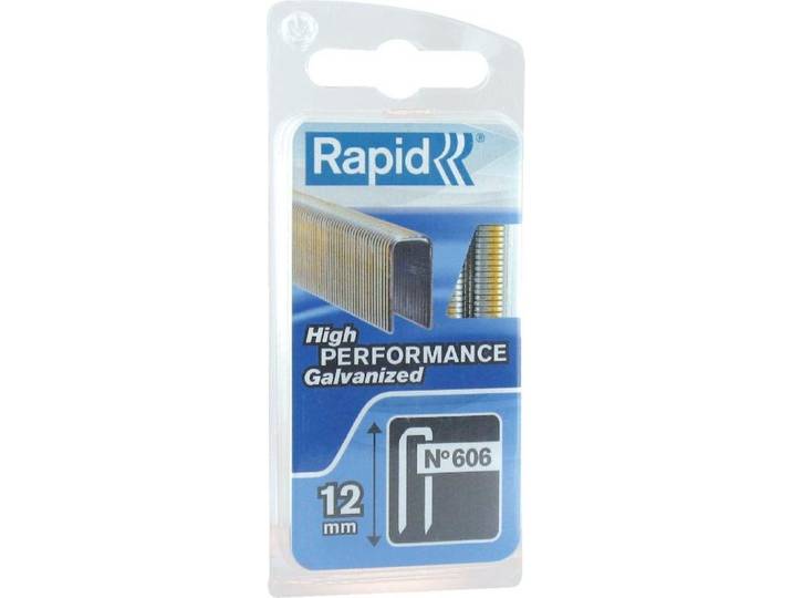 Boîtes 600 agrafes n°606/25 mm à couronne étroite - RAPID - 40109531