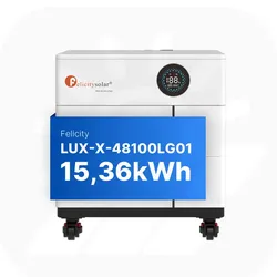 Felicity 15,36kWh PV-Speicher - LUX-X-48100LCG01 - Erweiterbare 48/51,2V LiFePO4...