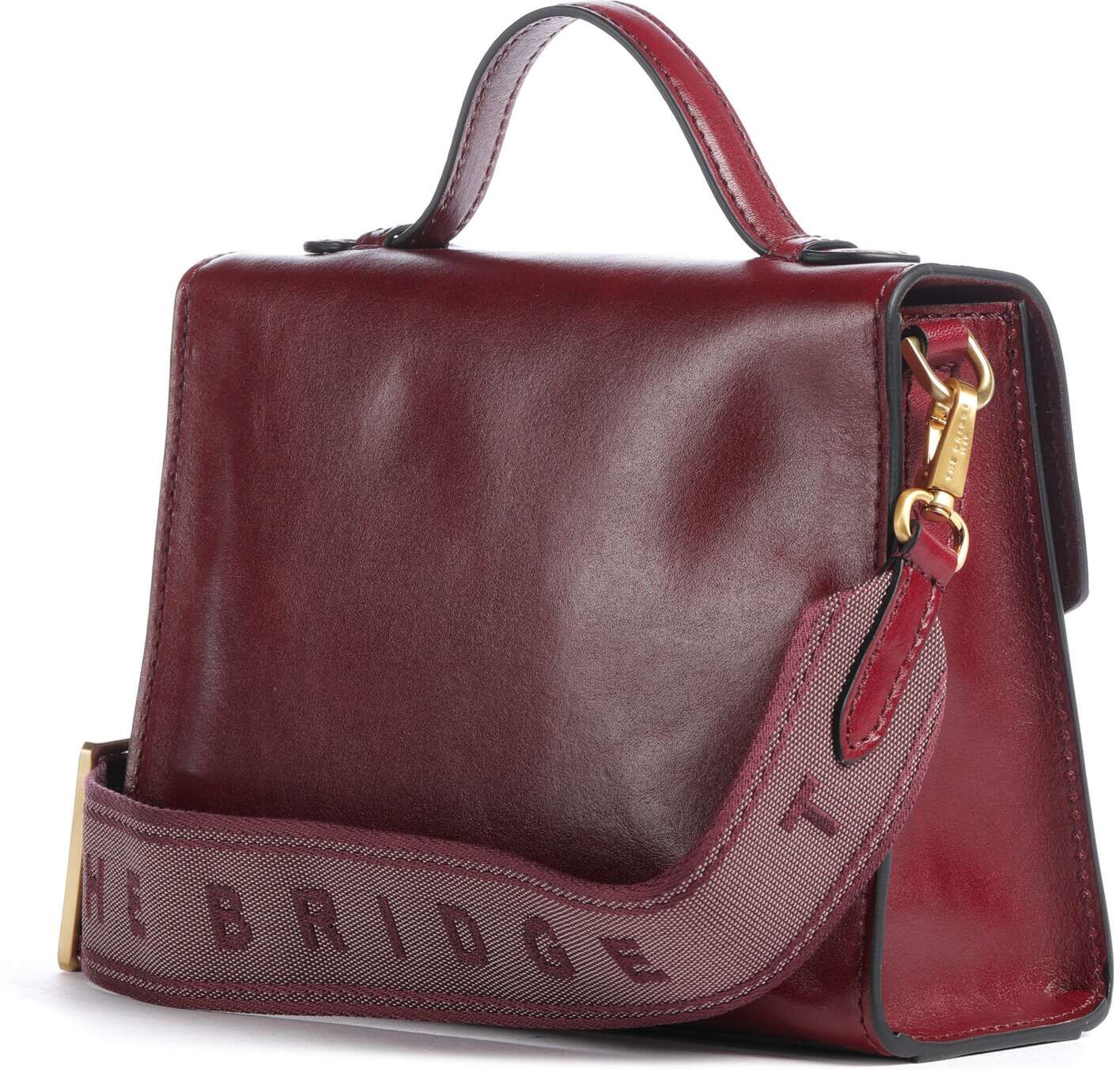 The Bridge Irene Handtasche aus Leder, rot