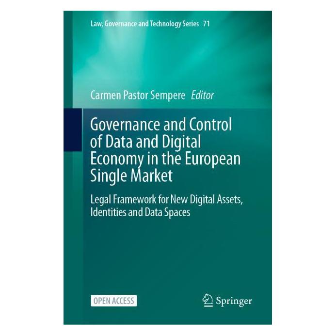 Springer Governance and Control of Data and Digital Economy in the European Single Market (Englisch, Hardcover, Carmen Pastor Sempere) (53144879)