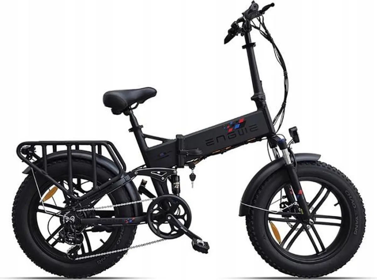 ENGINE X elektrische bike 250W Motor 624WH Batterie 60KM Reichweite - Schwarz