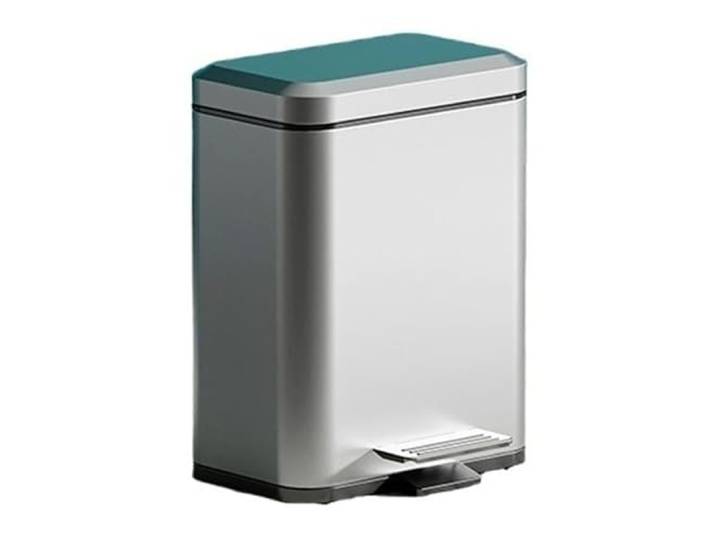 9bbhfJw4R Haushaltsmülleimer Soft-Close-Mülleimer Mit Deckel for Das Home Office(Silver,30L)