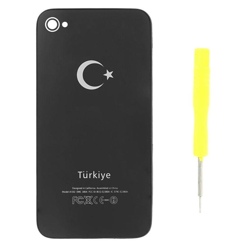 OEM Battery cover for iPhone 4s (Türkiye) black (Apple iPhone 4s) (25445048)