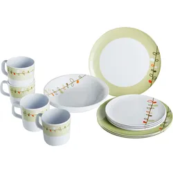 Brunner Esprit Geschirrset 16-teilig rutschhemmend BPA-frei und unzerbrechlich