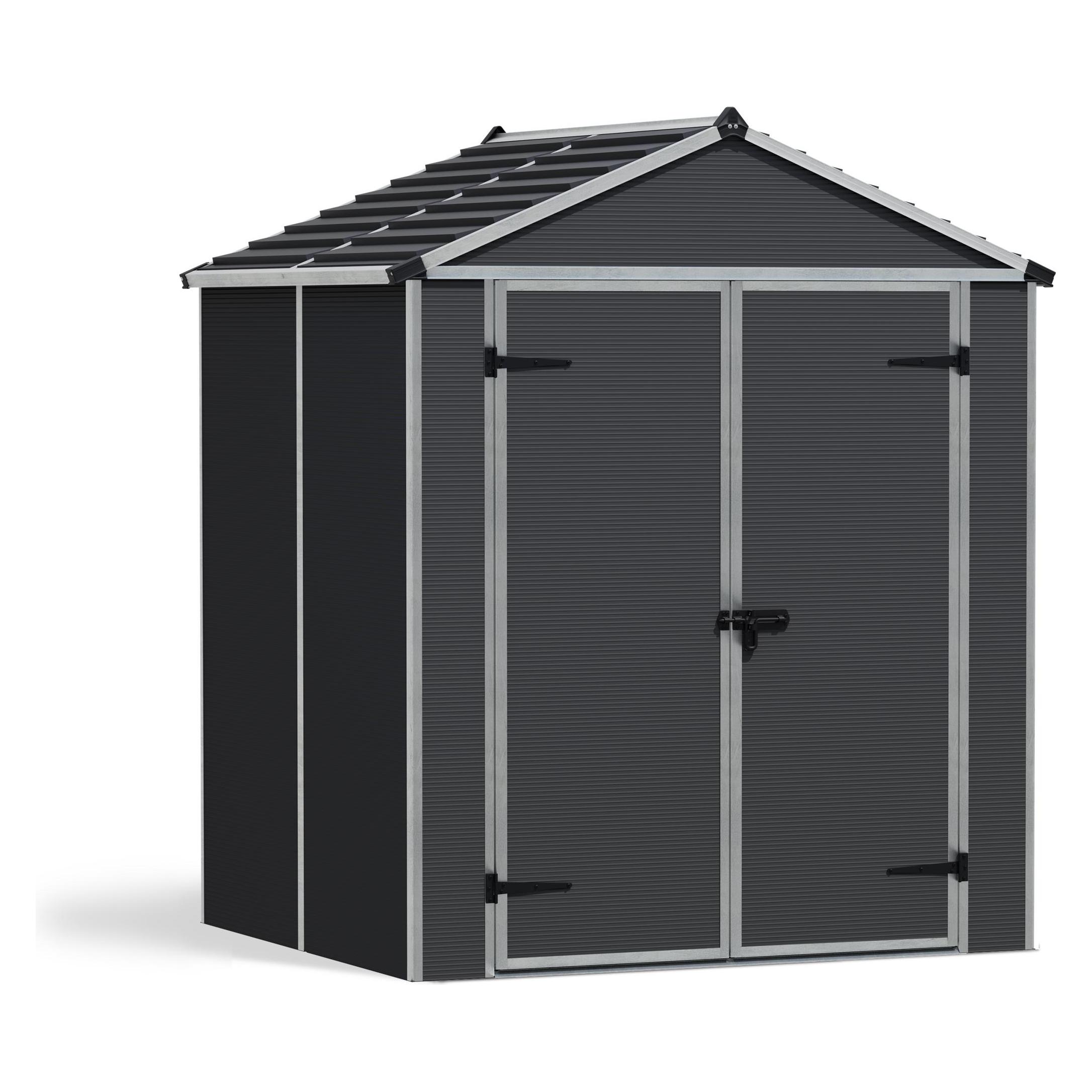 Palram Gerätehaus Rubicon 185x154cm Grau (61552665)