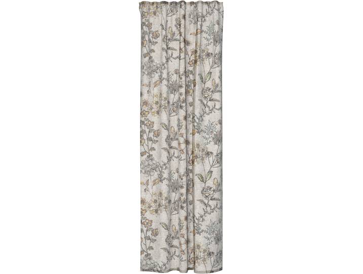 Gardine HOMING Stockholm Gr. 1, grau, B:140cm H:245cm, Polyester, Gardinen, Gardine, Fertigschal