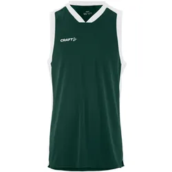 CRAFT Basket 2.0 Contrast Basketballtrikot Herren 639W - forest/contrast white M